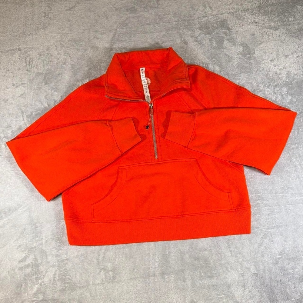 Lululemon Boxy Half Zip Pullover | Orange | M/L
